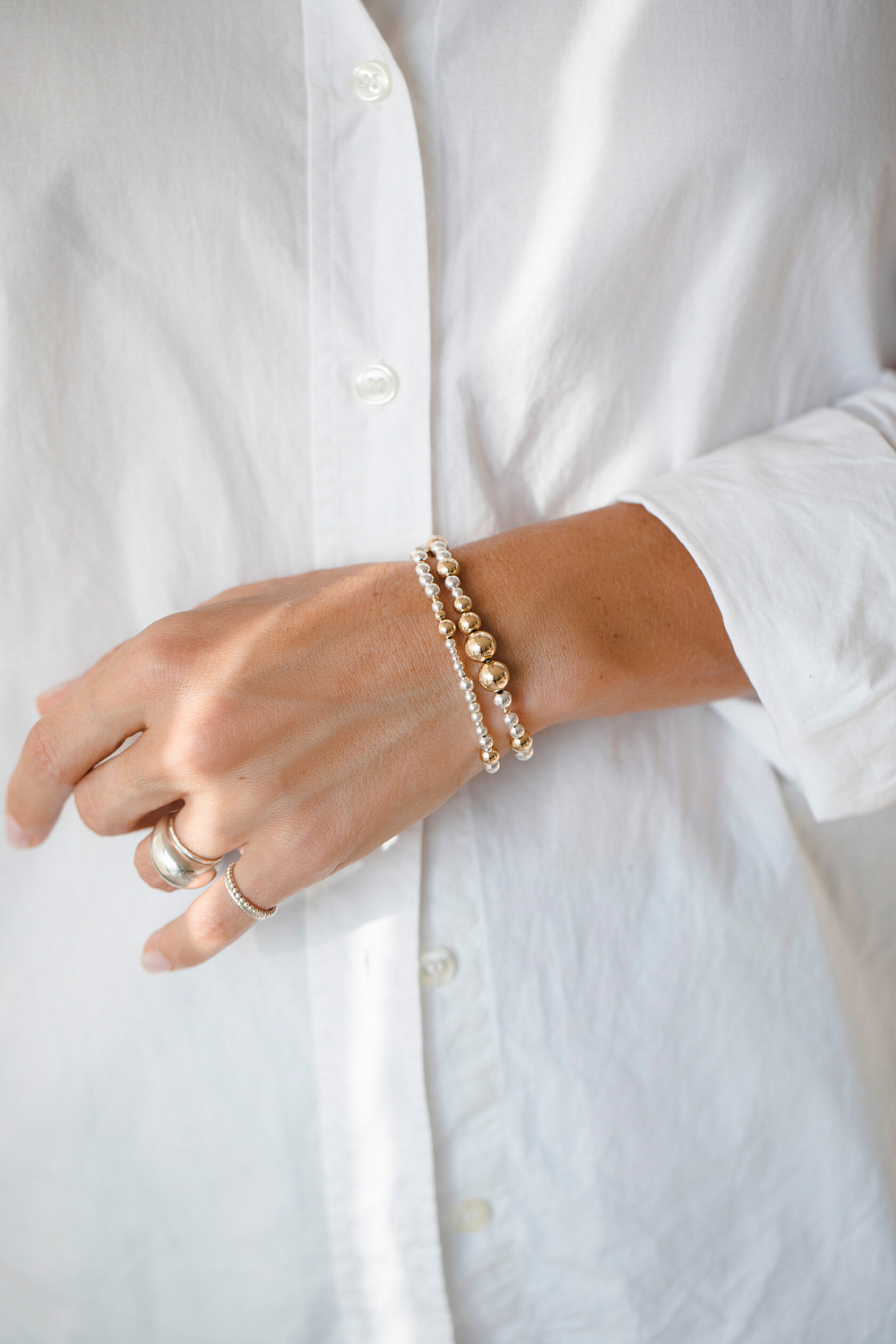 Браслет Баблс с разными маленькими бусинами