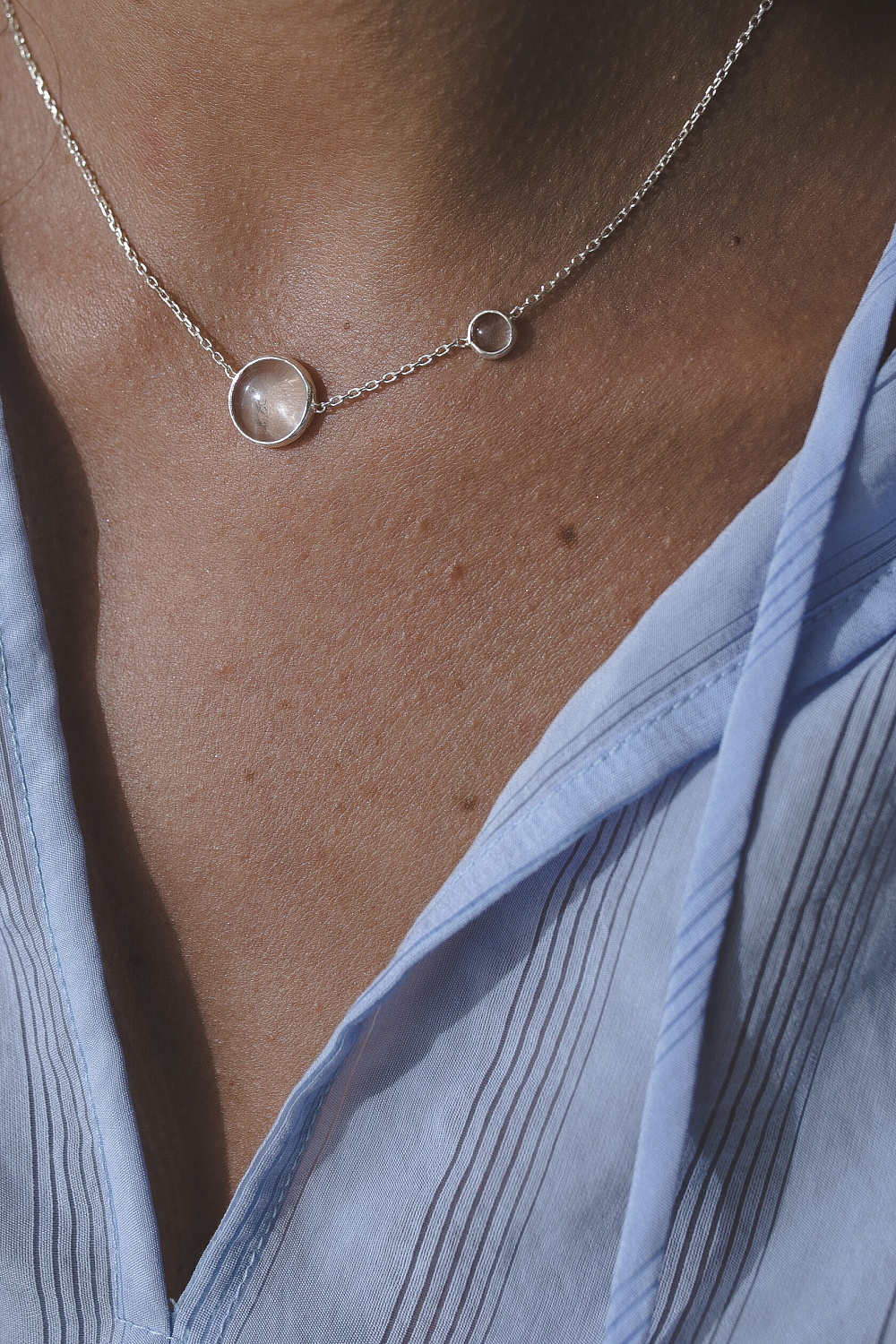 Подвеска с горным хрусталём