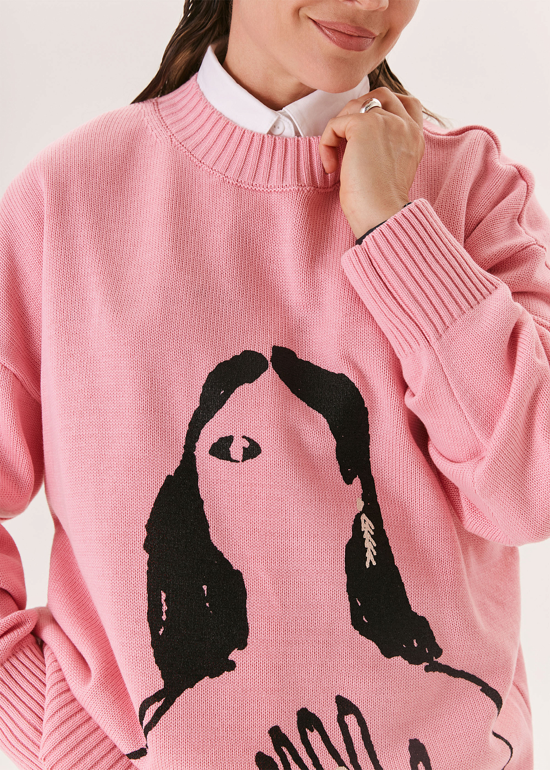 Джемпер EVE&ESTHER x LIBERMAN розовый