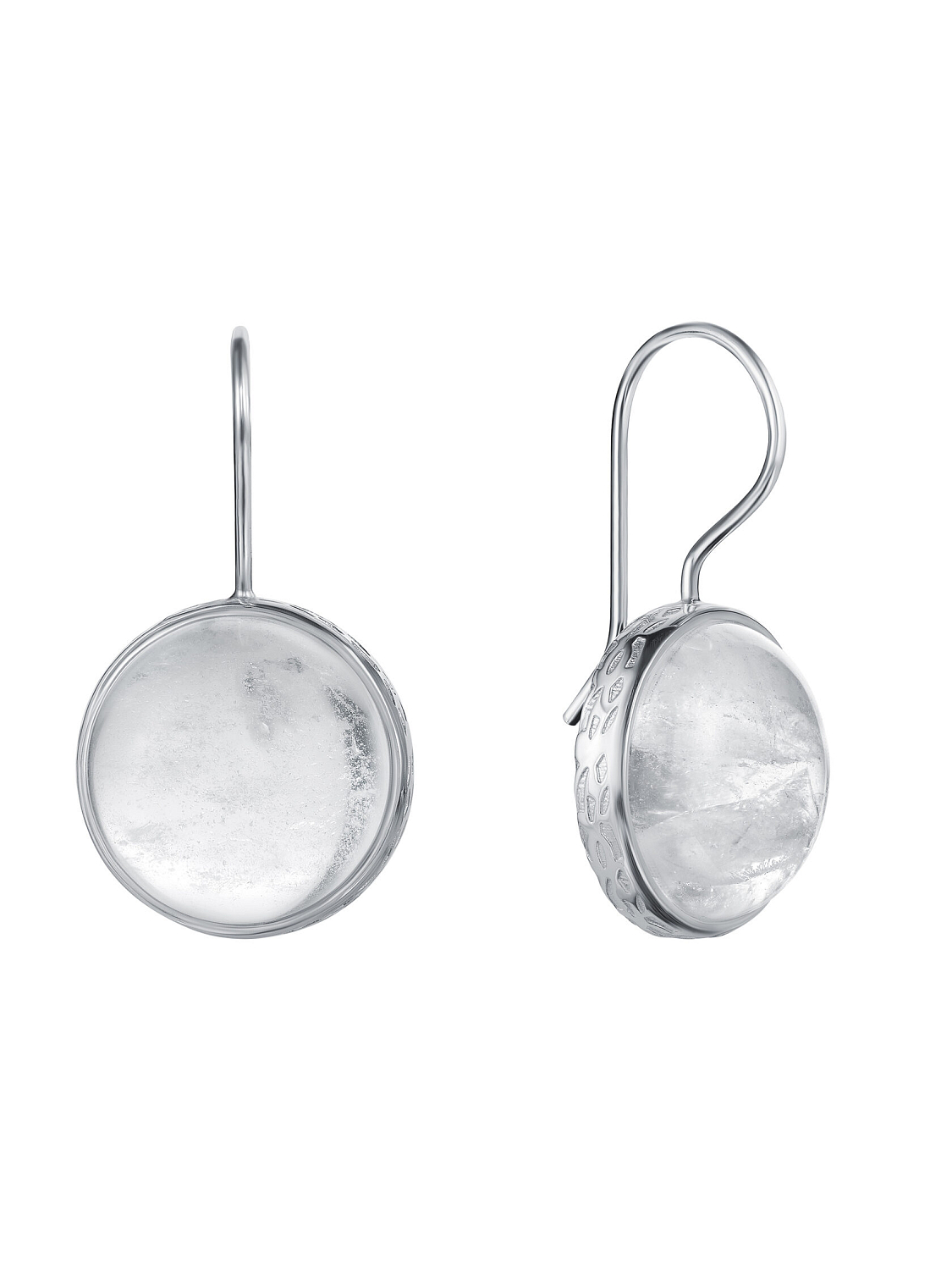 Серьги с горным хрусталем