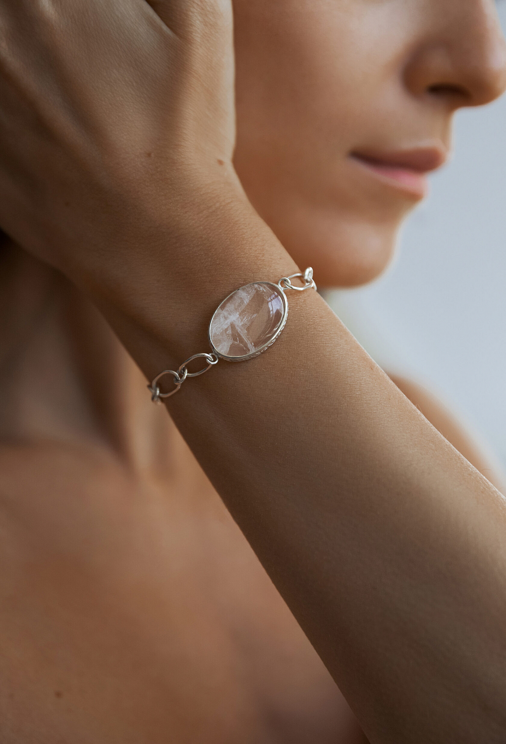 Браслет Луна на цепочке