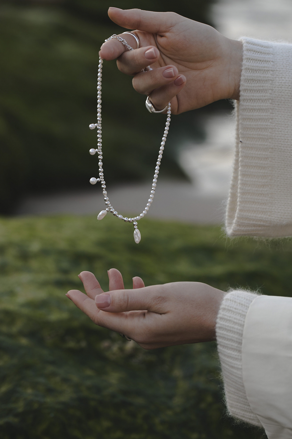 Жемчужная нить асимметричная