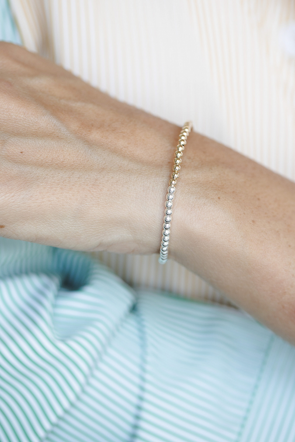 Браслет Лина двухцветный 3 мм