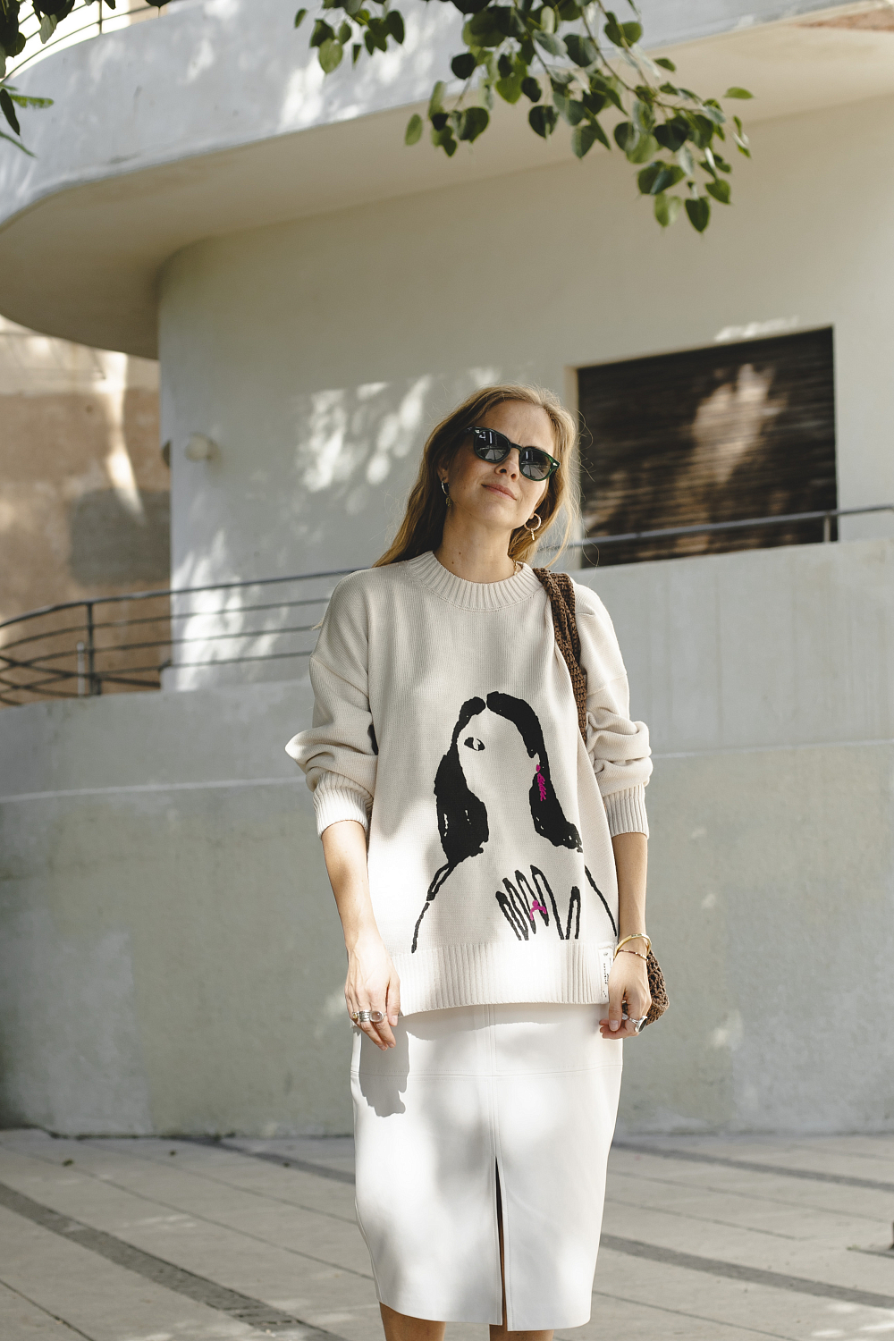 Джемпер EVE&ESTHER x LIBERMAN молочный