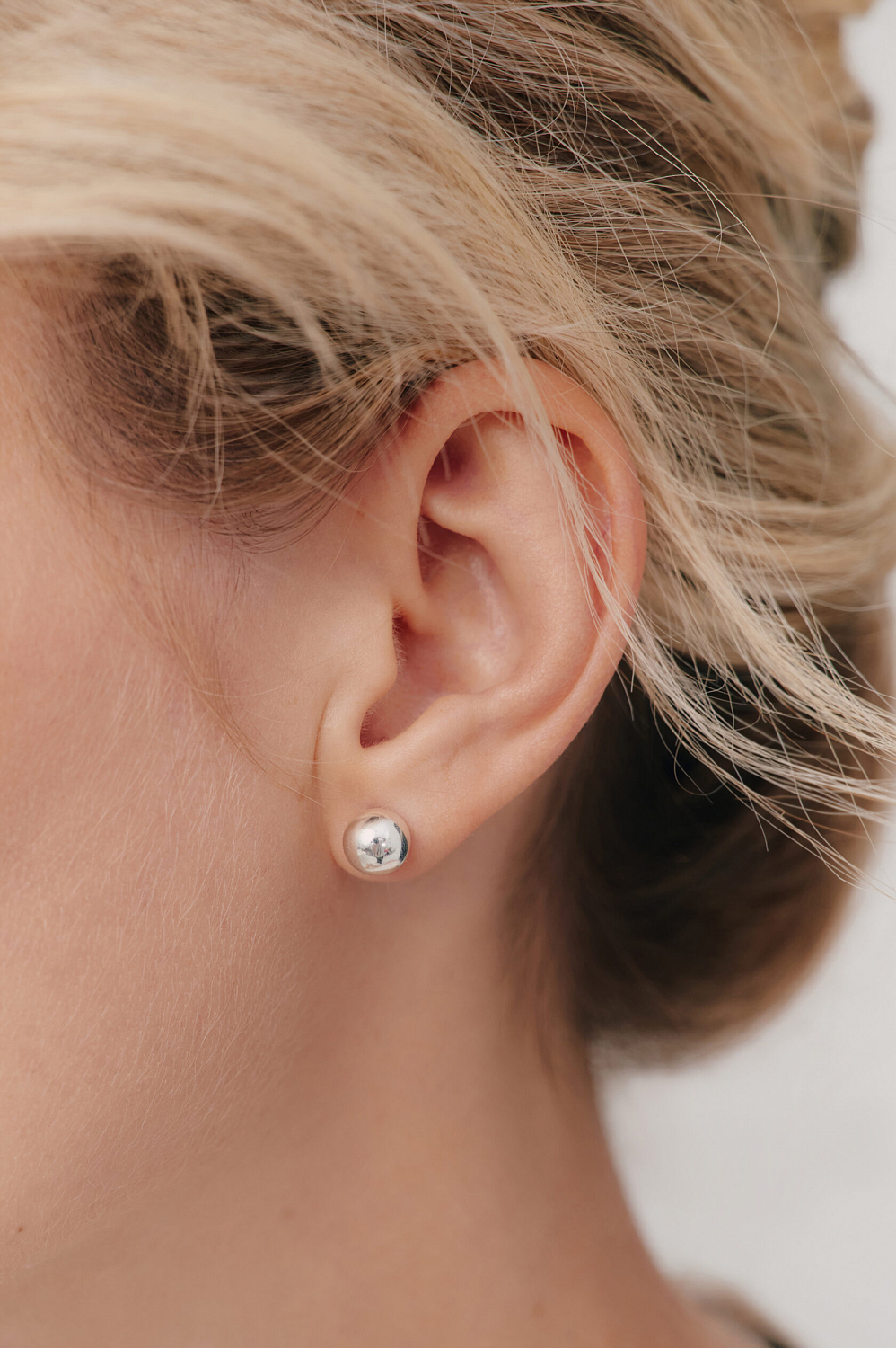 Пусеты с шариком