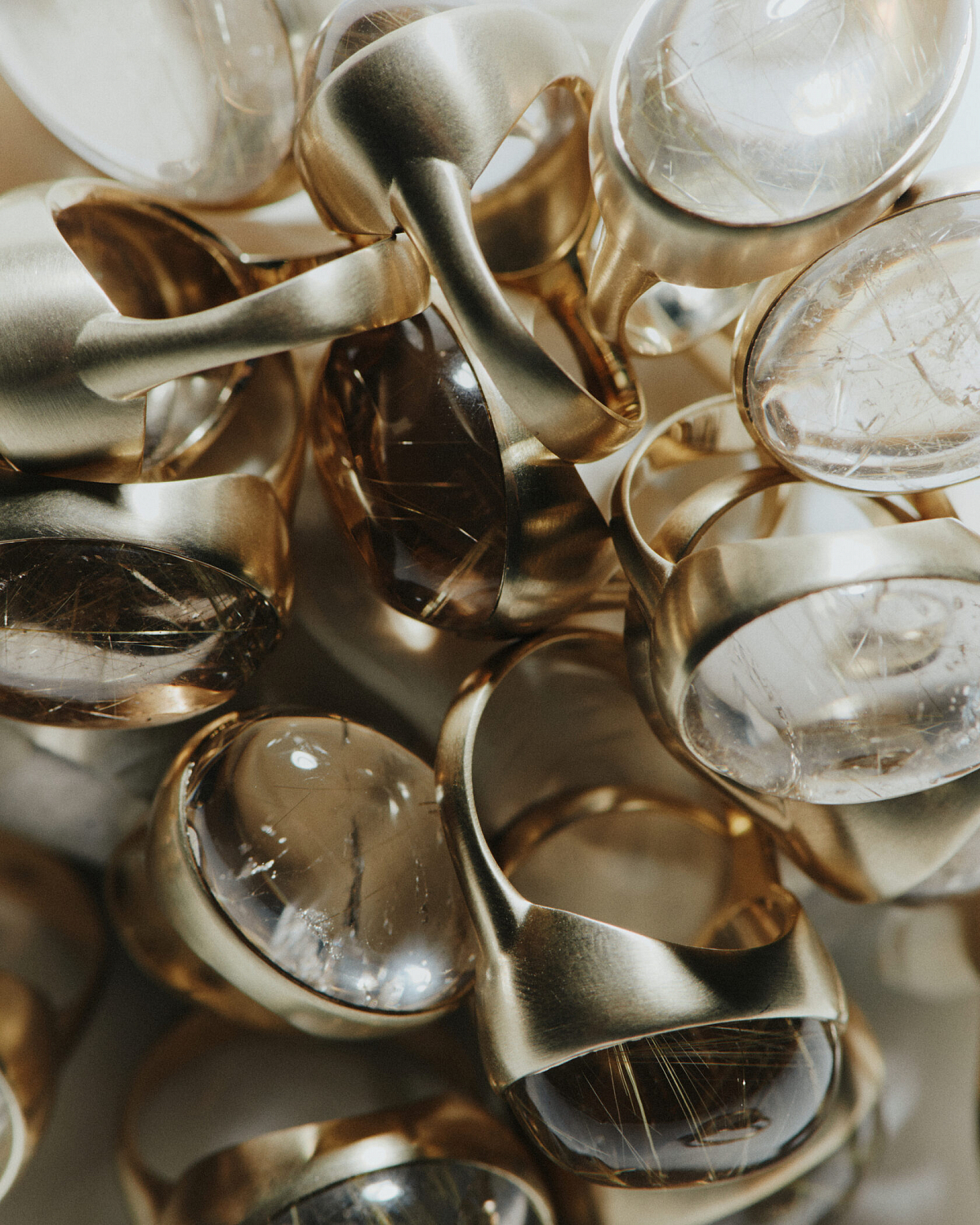 Кольцо Силы с рутиловым кварцем