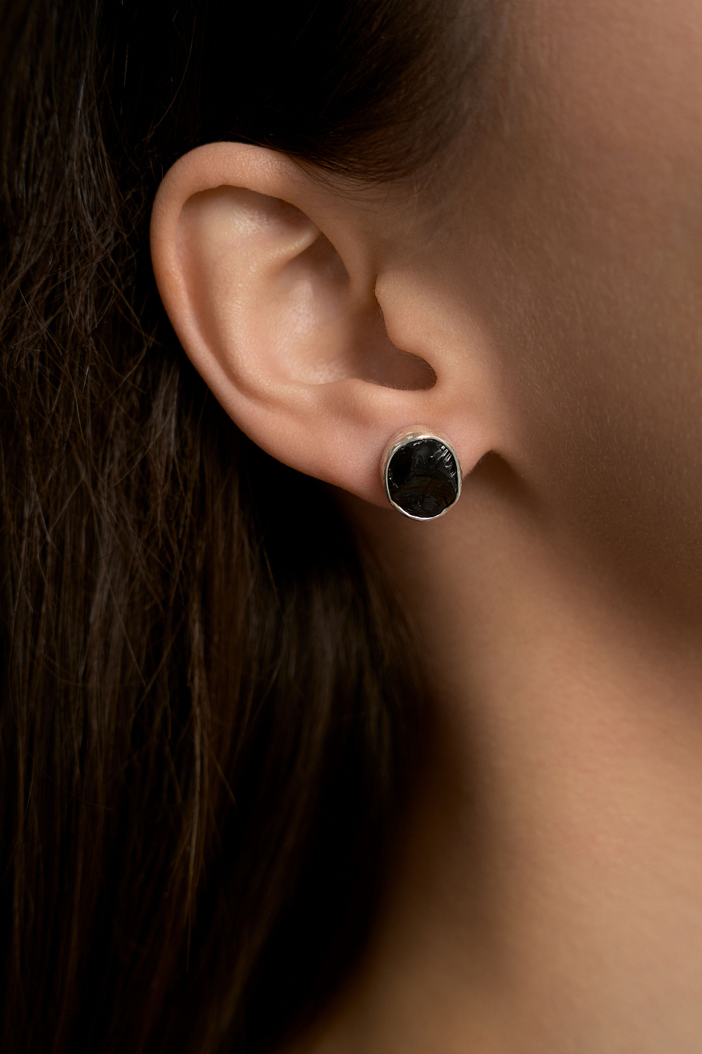 Пусеты со шпинелью