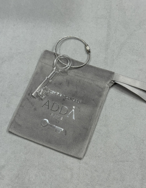 Подвеска Ключ с горным хрусталем