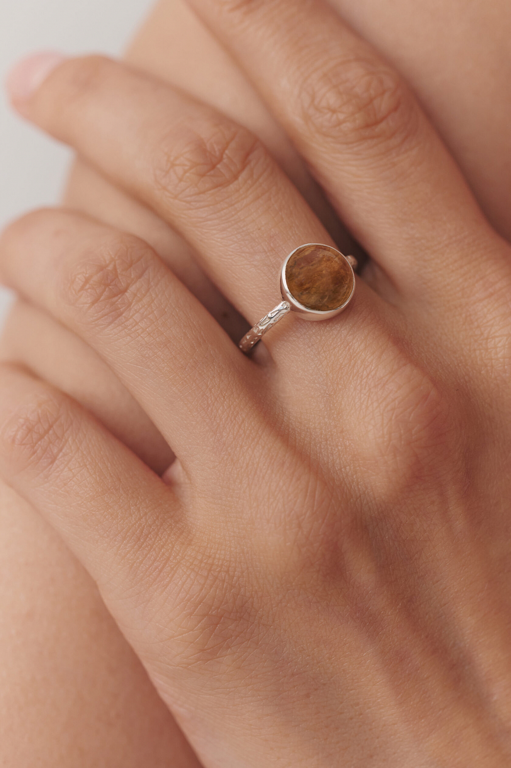 Кольцо с турмалином