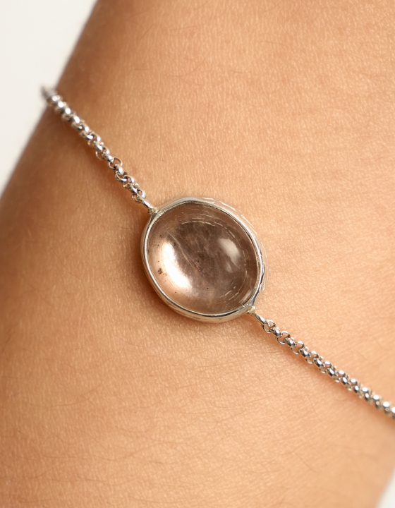 Браслет с лепидолитом