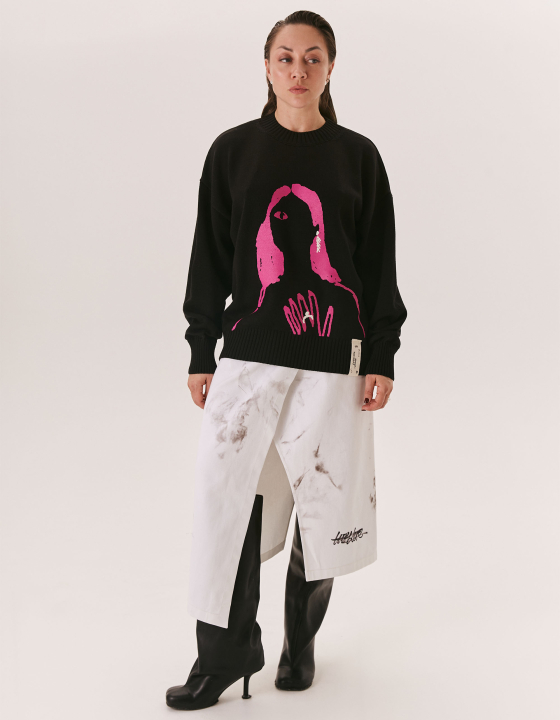 Джемпер EVE&ESTHER x LIBERMAN черный