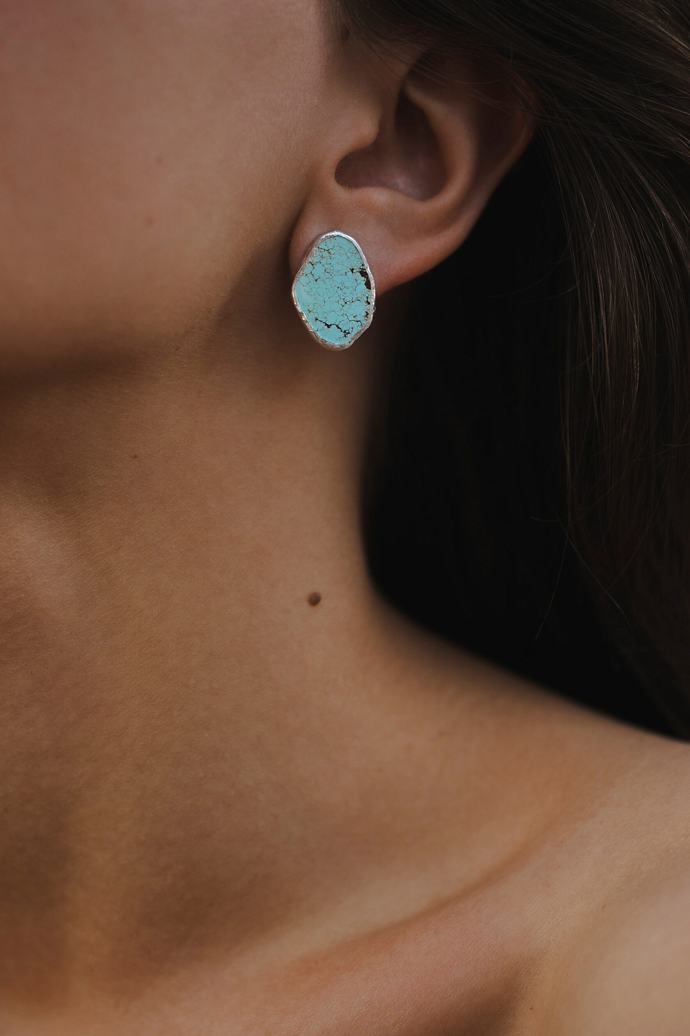 Серьги с бирюзой