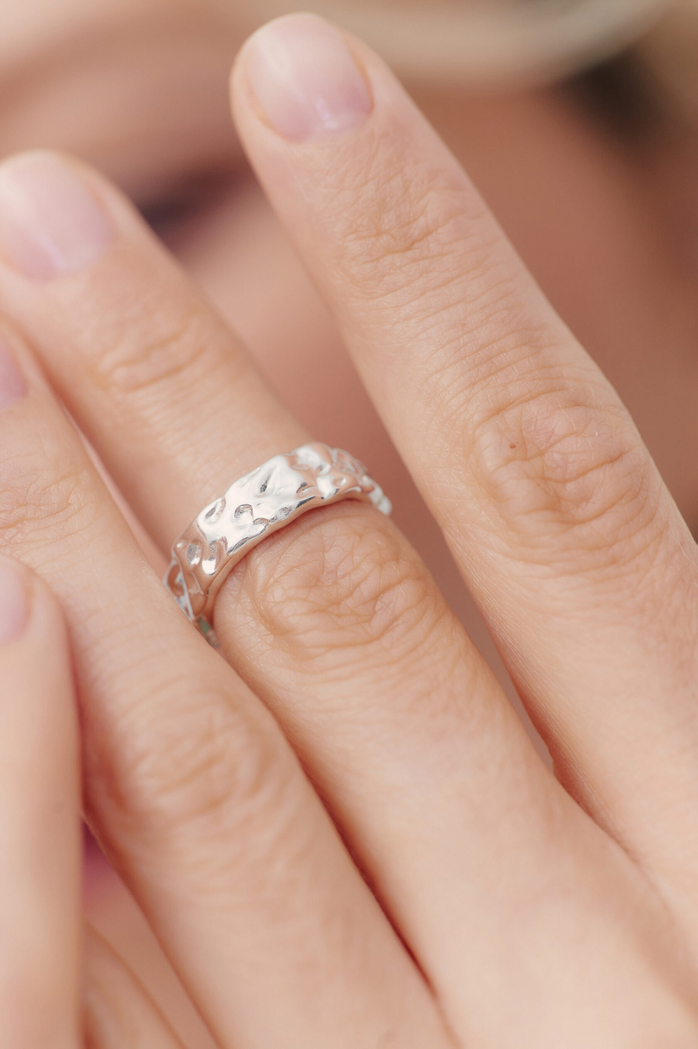 Кольцо Дуо широкое