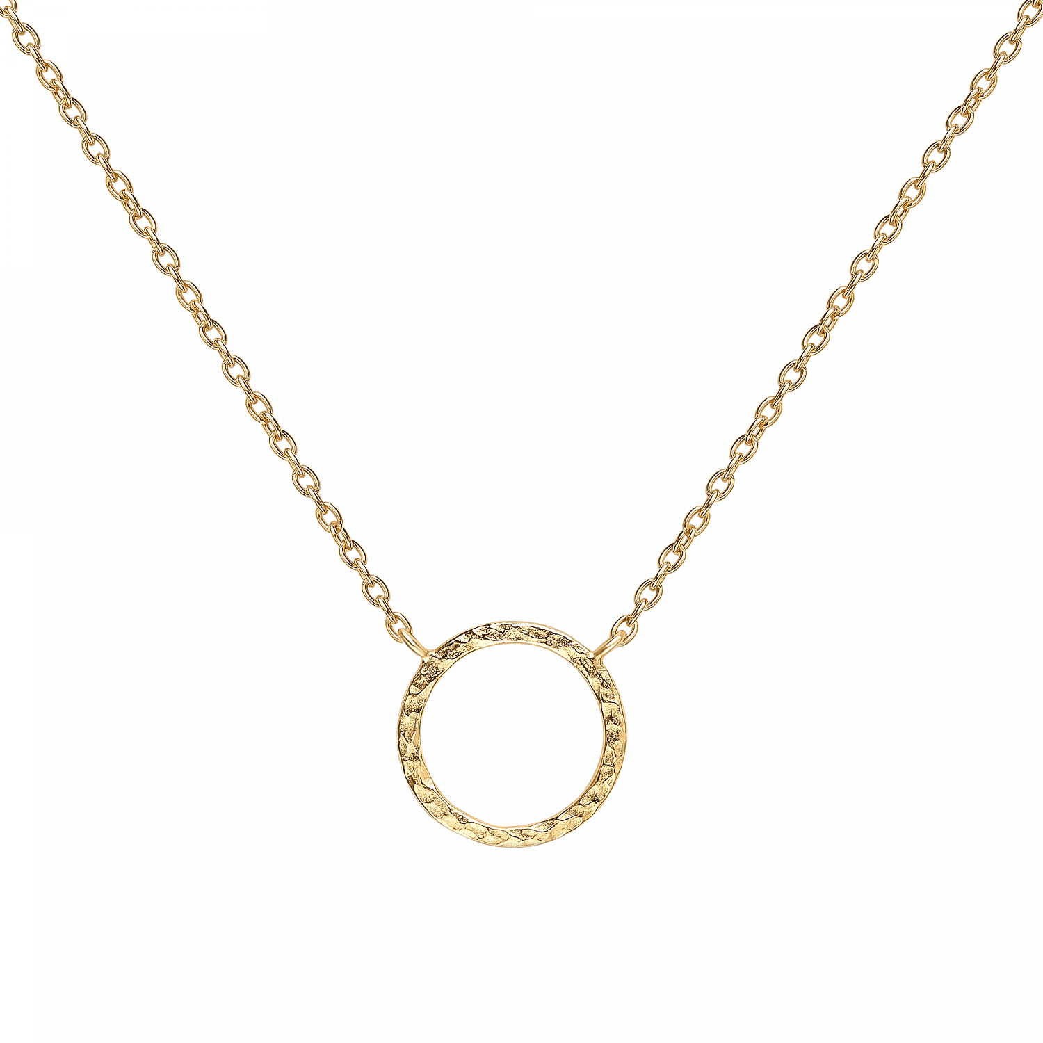 Подвеска с мятым кругом