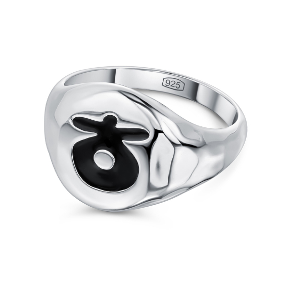 Кольцо-печатка "Радость"