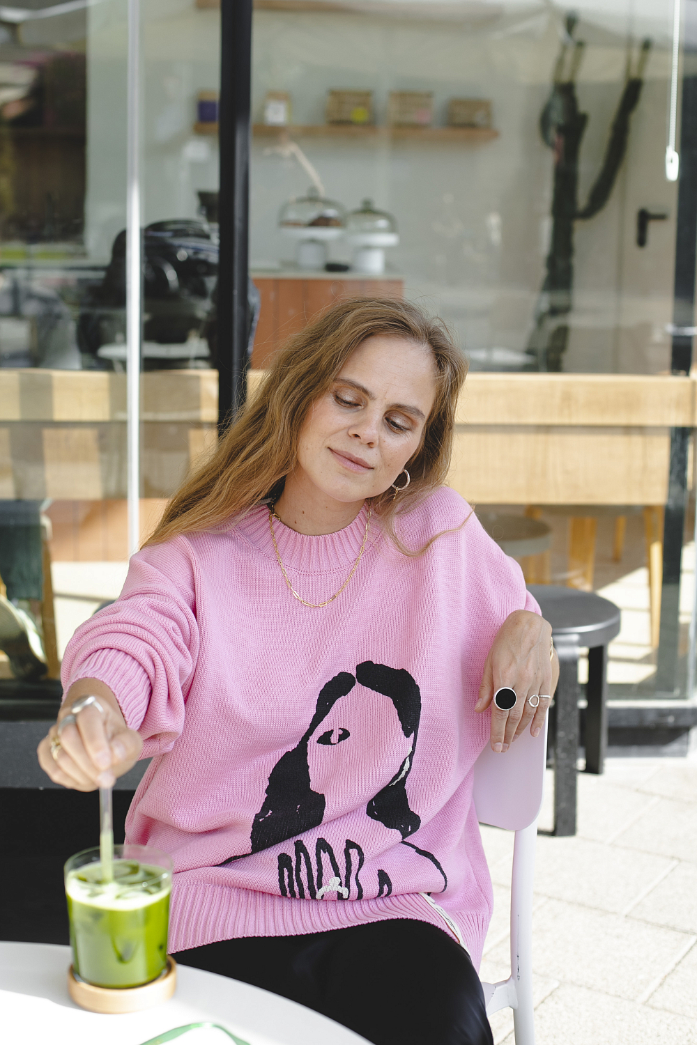 Джемпер EVE&ESTHER x LIBERMAN розовый