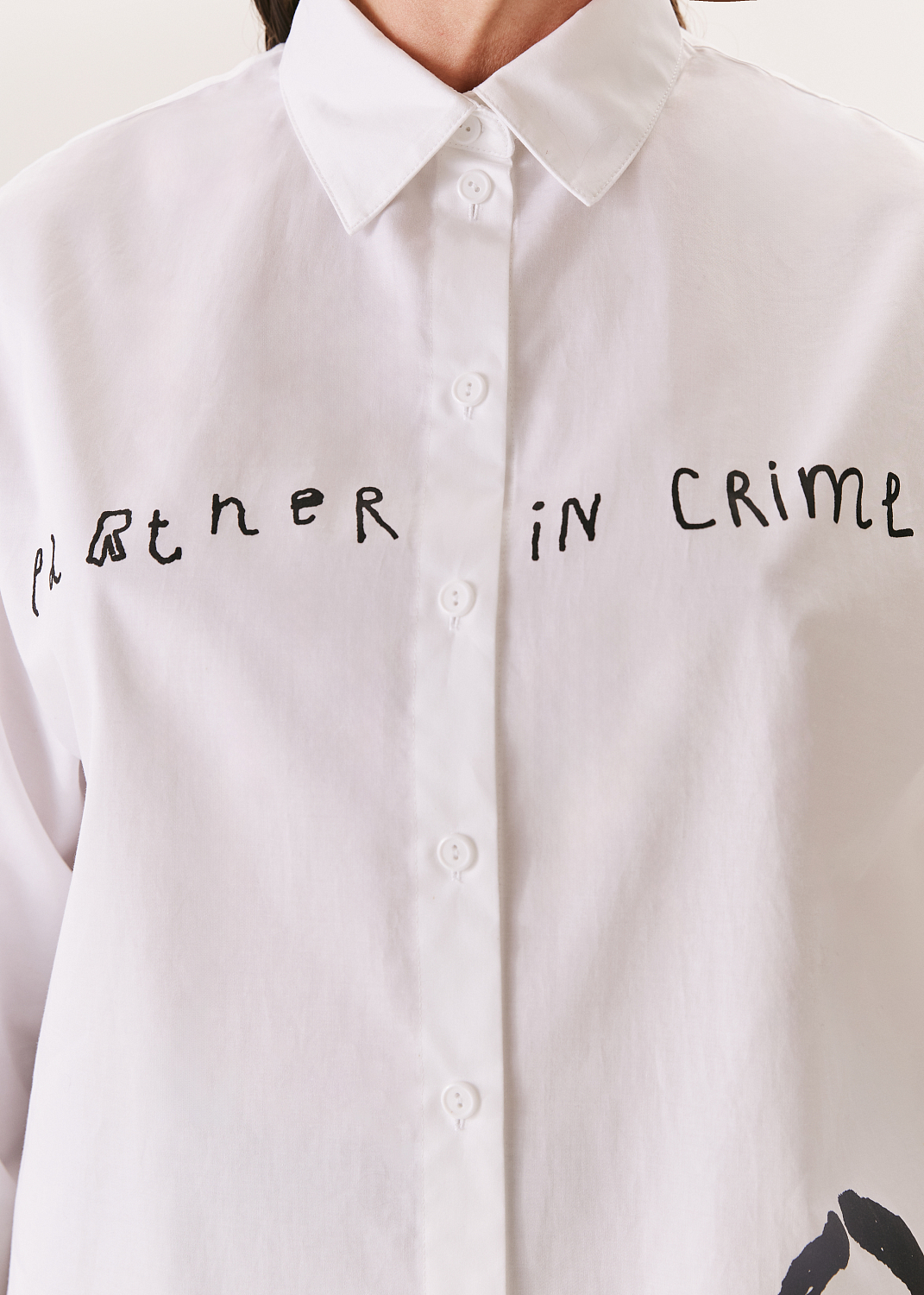 Рубашка EVE&ESTHER x LIBERMAN белая