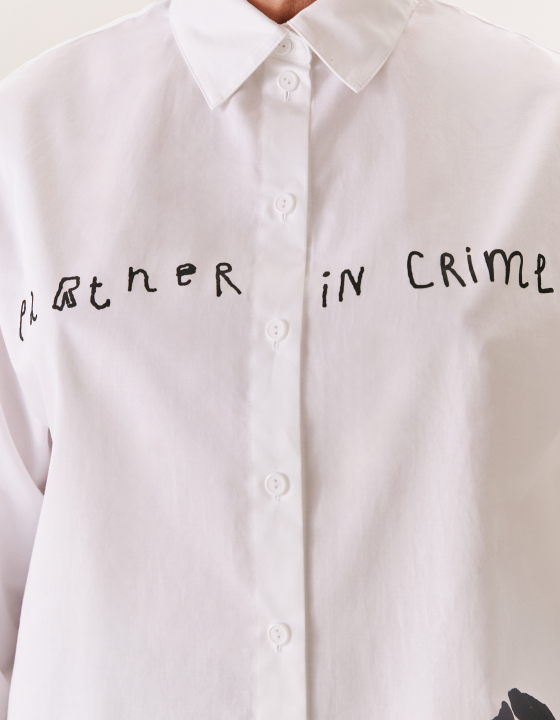 Рубашка EVE&ESTHER x LIBERMAN белая