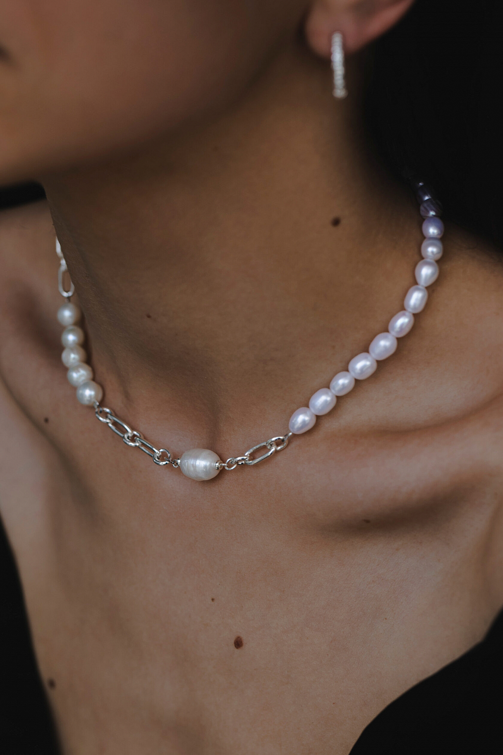 Чокер Римини с жемчугом