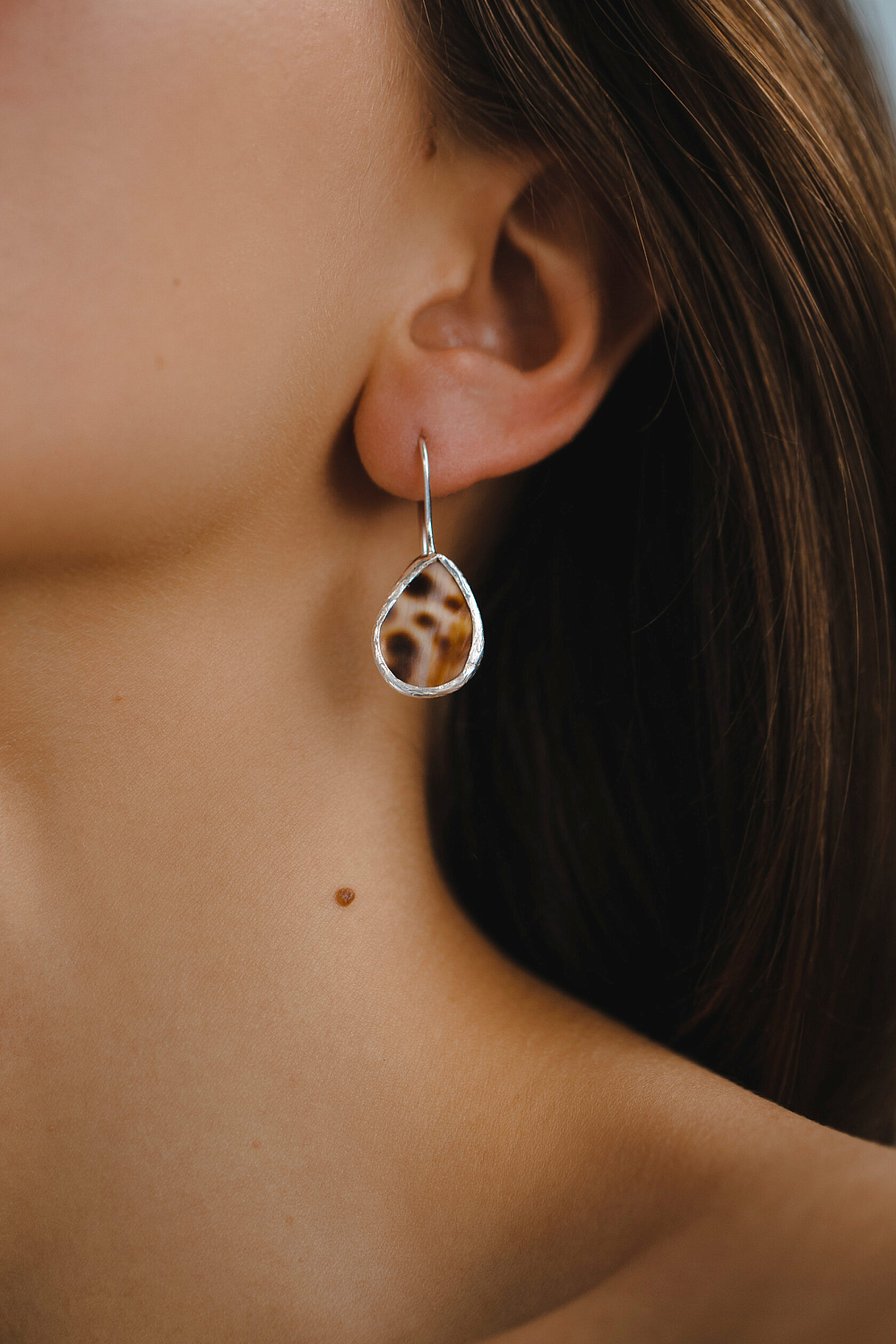 Серьги с перламутром