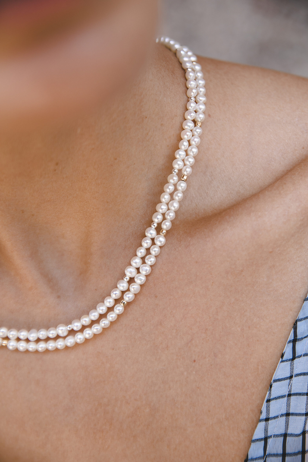 Жемчужная нить с бусинами