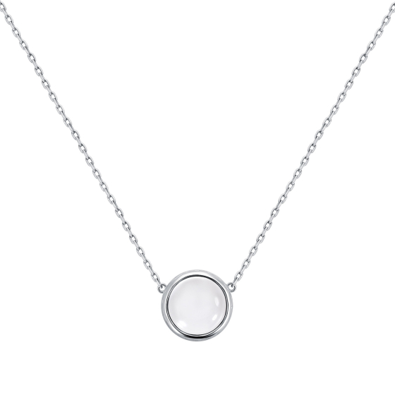 Подвеска с круглым горным хрусталём