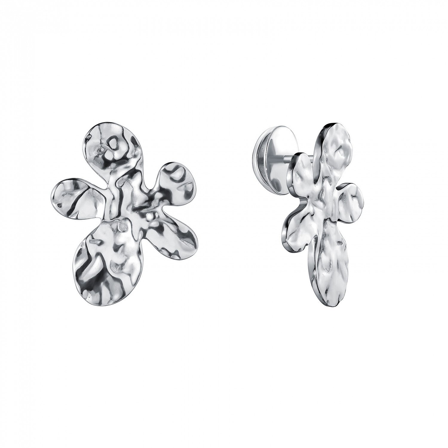 Пусеты Флора с винтовой заглушкой