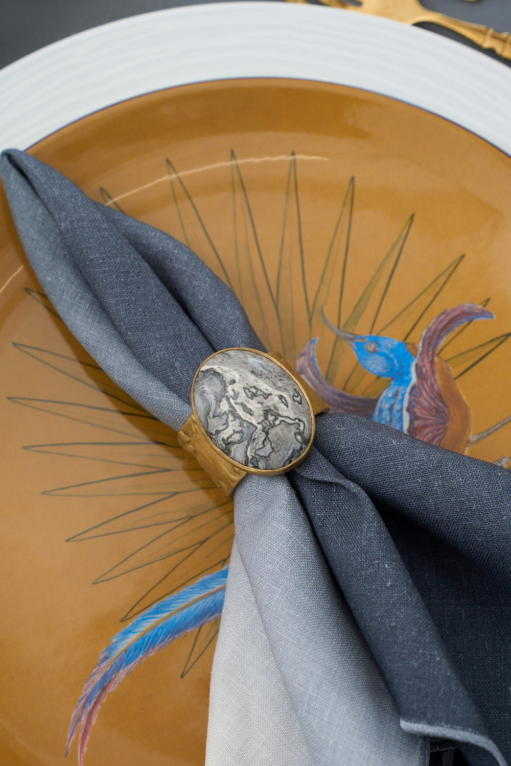 Набор из салфетки и кольца ADDA gems x The Dar Store