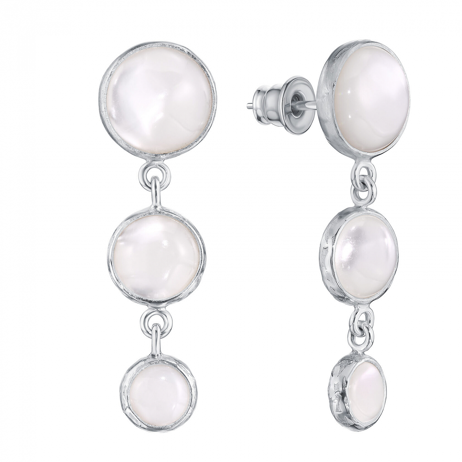 Серьги с перламутрами