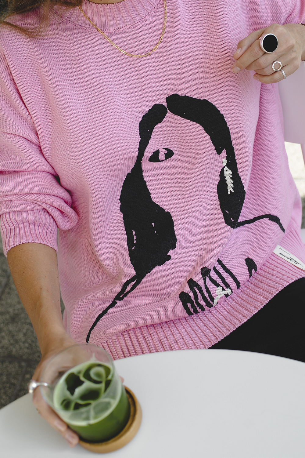 Джемпер EVE&ESTHER x LIBERMAN розовый