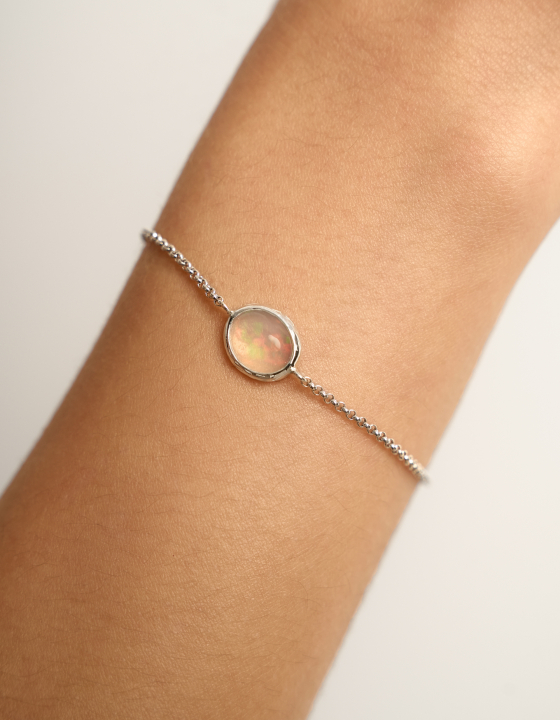 Браслет с эфиопским опалом