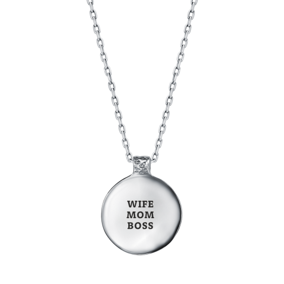 Медальон "Wife Mom Boss" ("Жена, Мама, Босс") 65 см