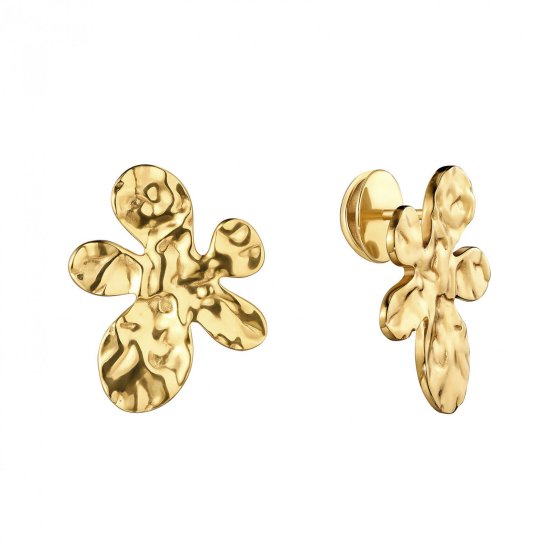 Пусеты Флора с винтовой заглушкой