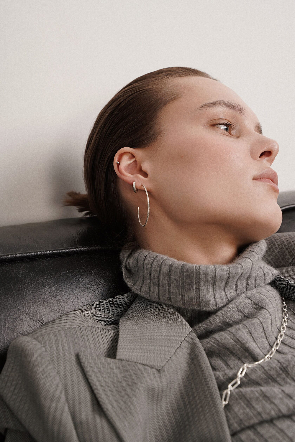 Серьги-хупы Симпл