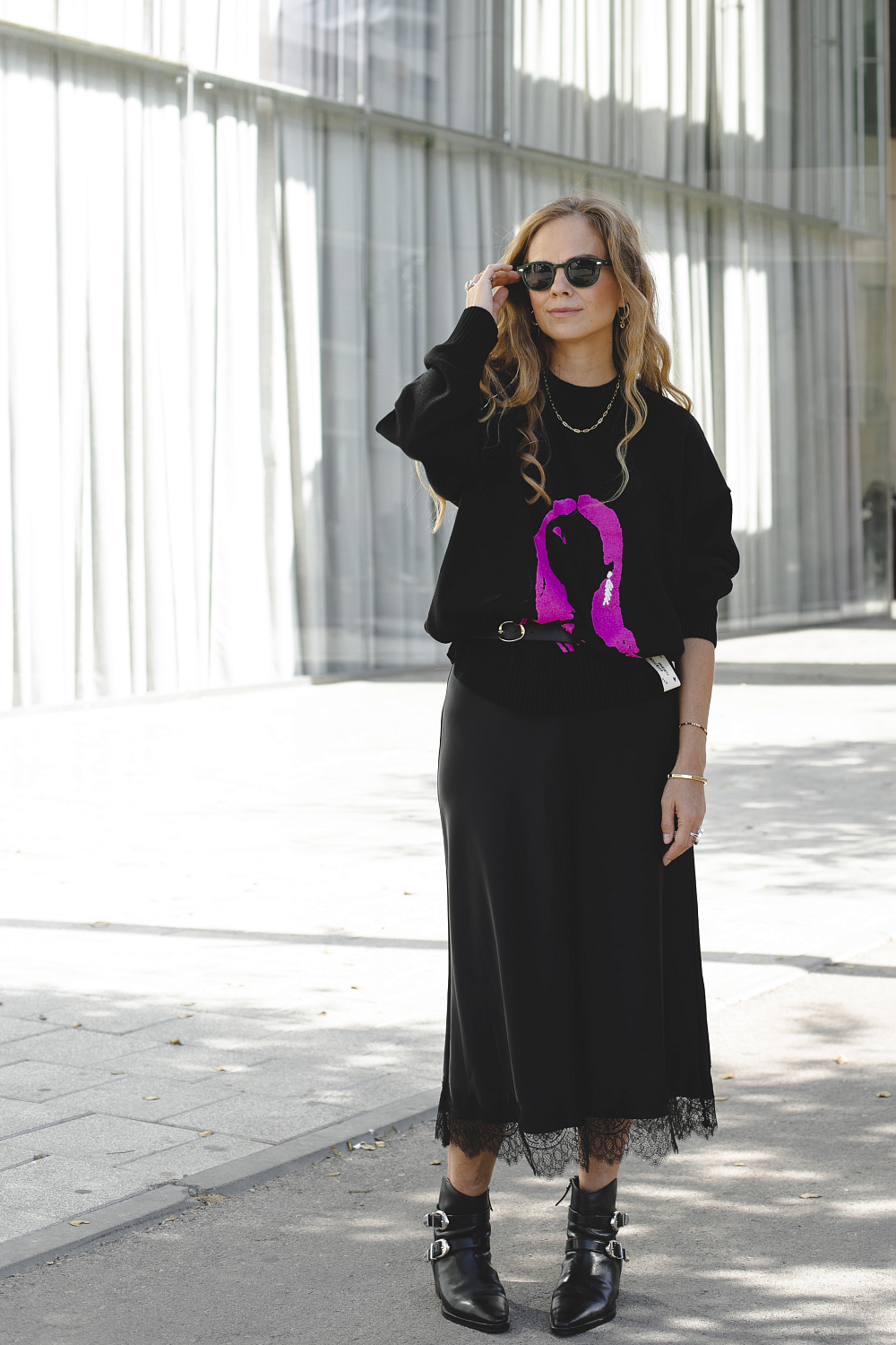 Джемпер EVE&ESTHER x LIBERMAN черный