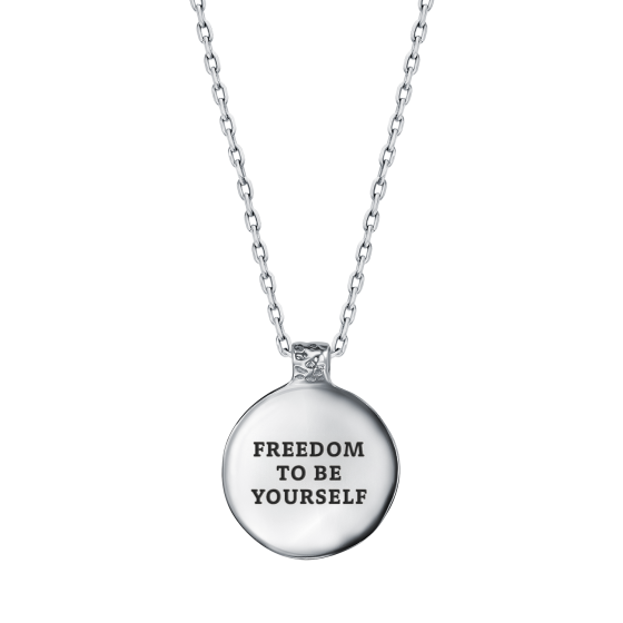 Медальон "Freedom to be yourself" ("Свобода быть собой")