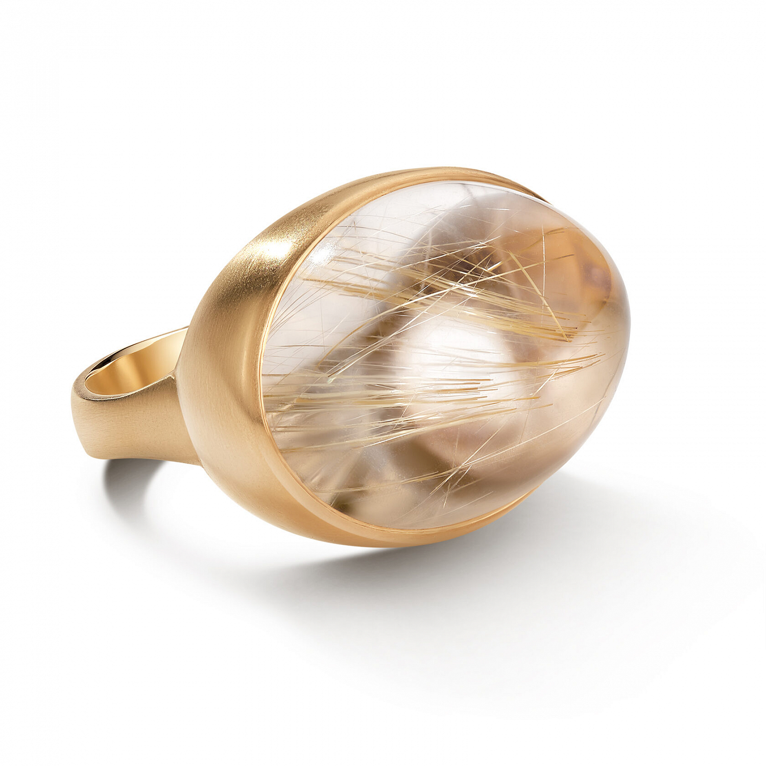 Кольцо Силы с рутиловым кварцем