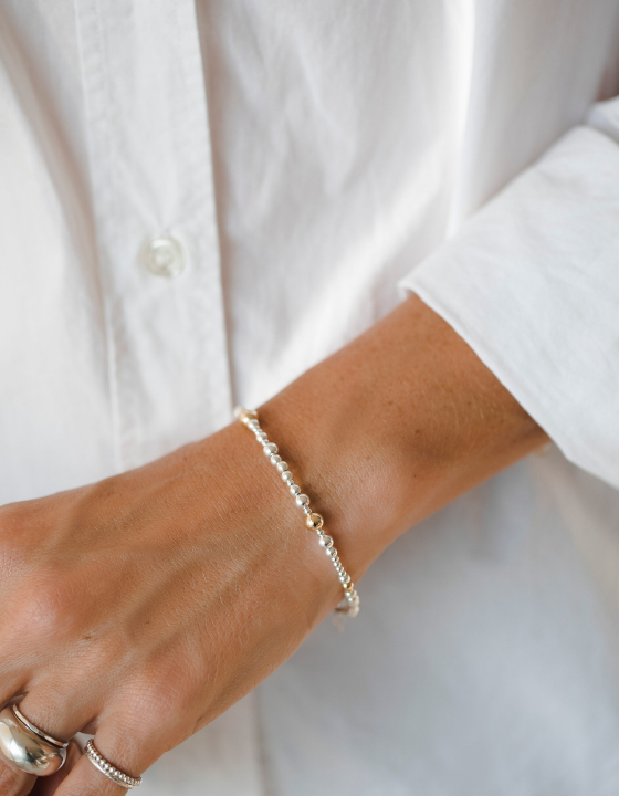 Браслет Баблс с разными маленькими бусинами