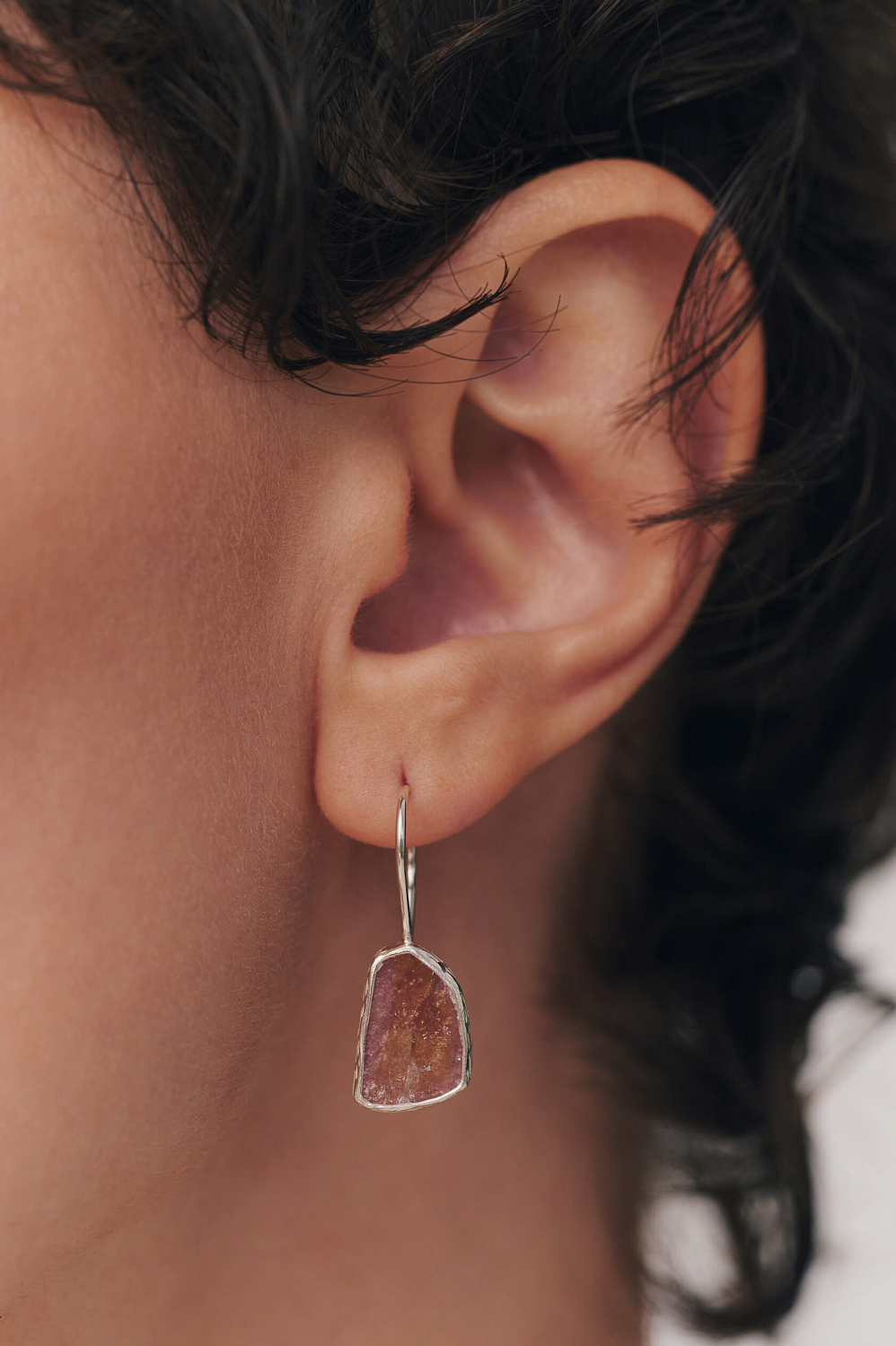 Серьги с турмалином