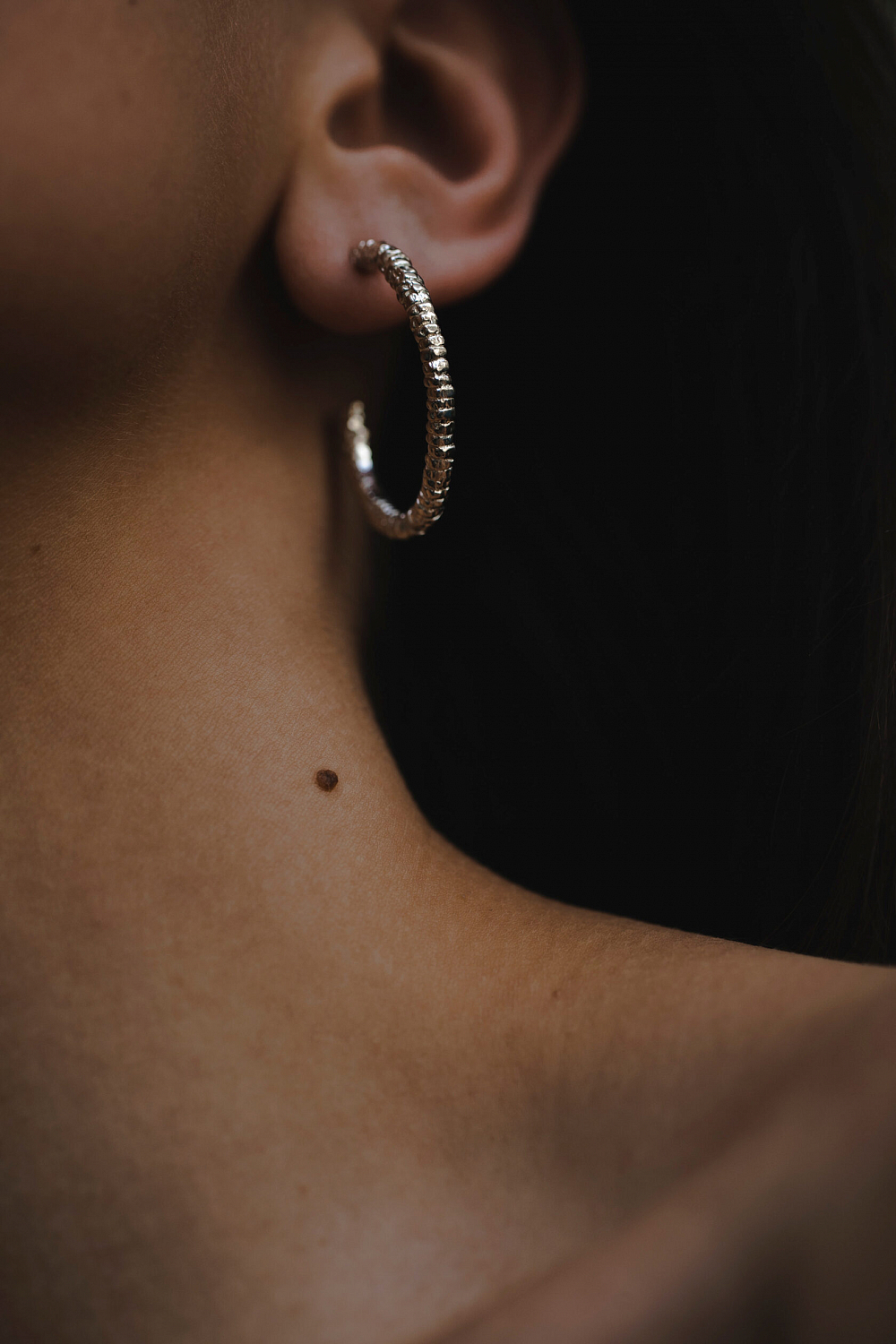 Серьги-конго большие