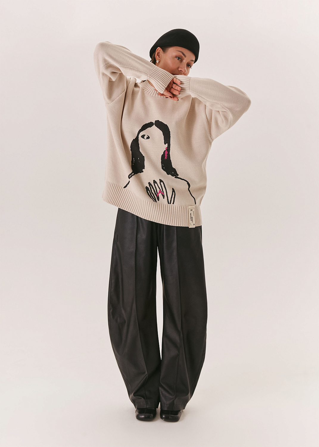 Джемпер EVE&ESTHER x LIBERMAN молочный