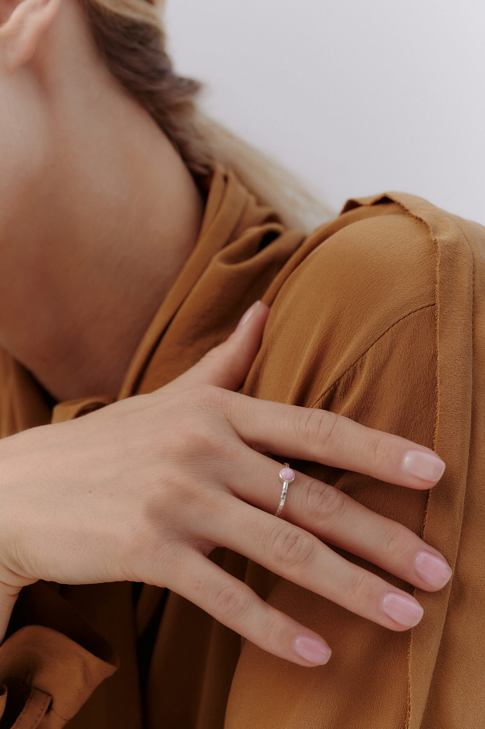 Кольцо с турмалином