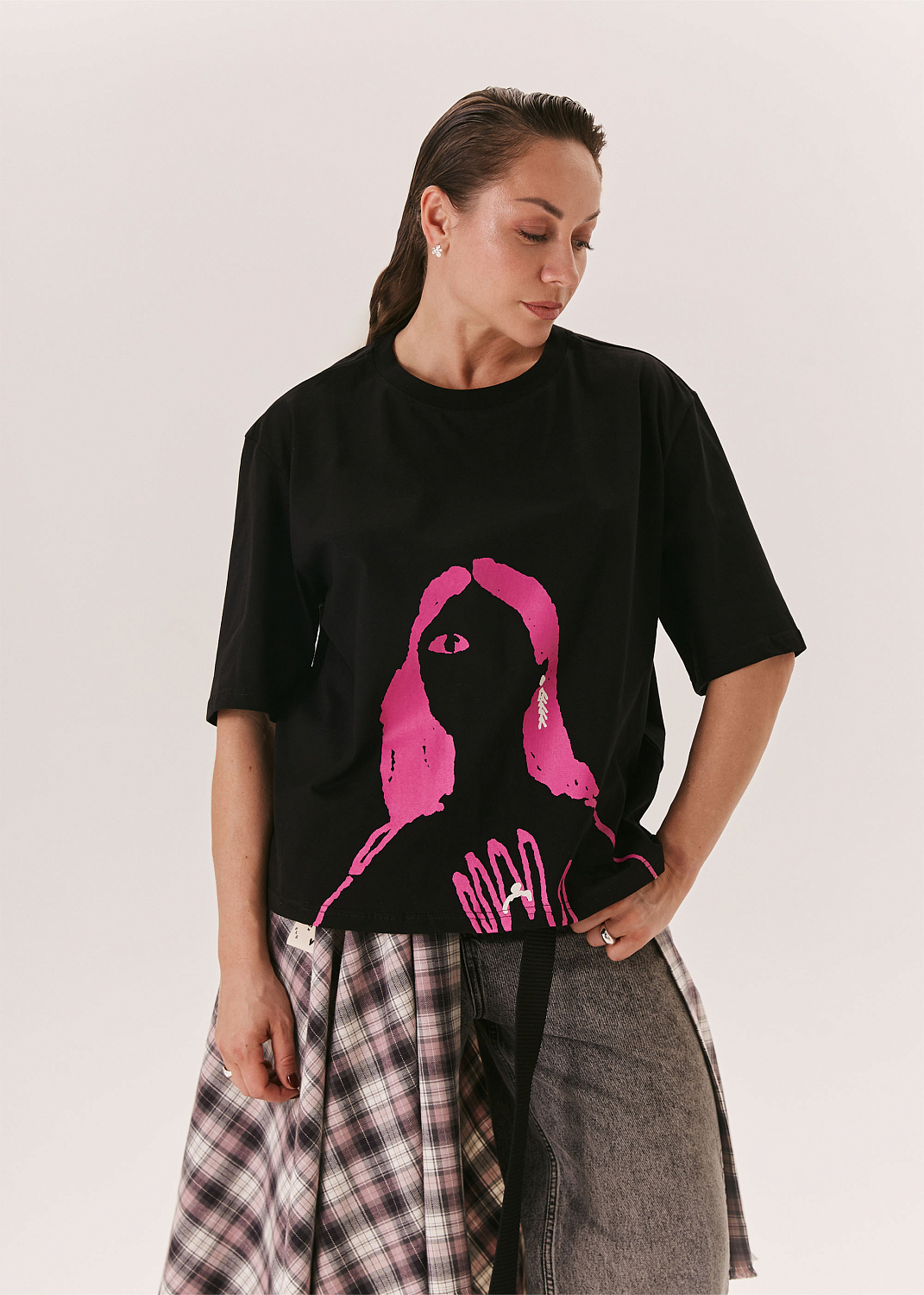 Футболка EVE&ESTHER x LIBERMAN черная