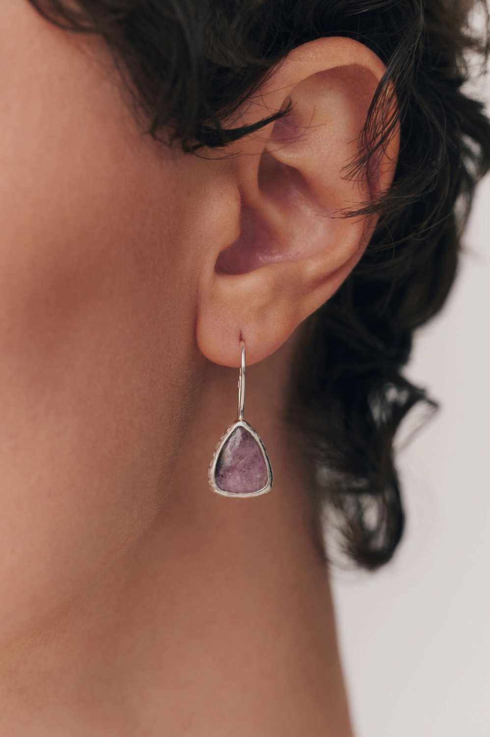 Серьги с турмалином