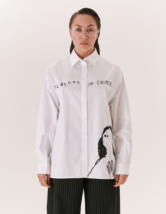 Рубашка EVE&ESTHER x LIBERMAN белая