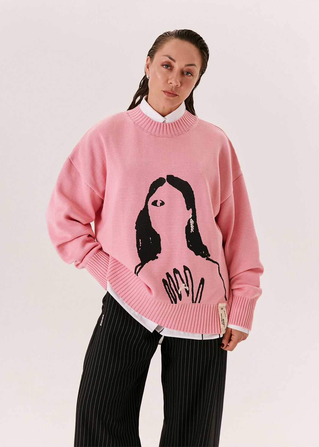 Джемпер EVE&ESTHER x LIBERMAN розовый