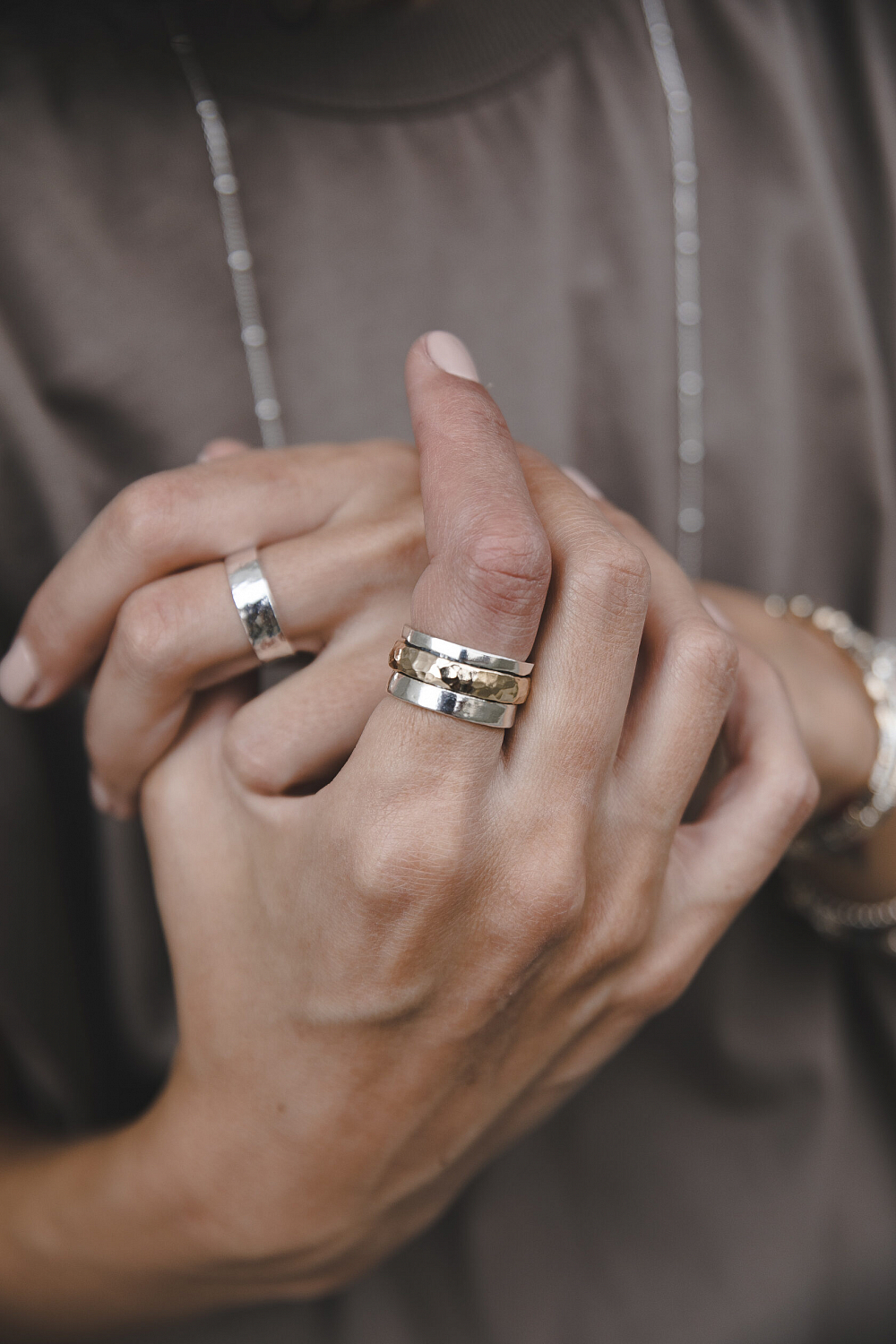 Кольцо-спинер минимализм