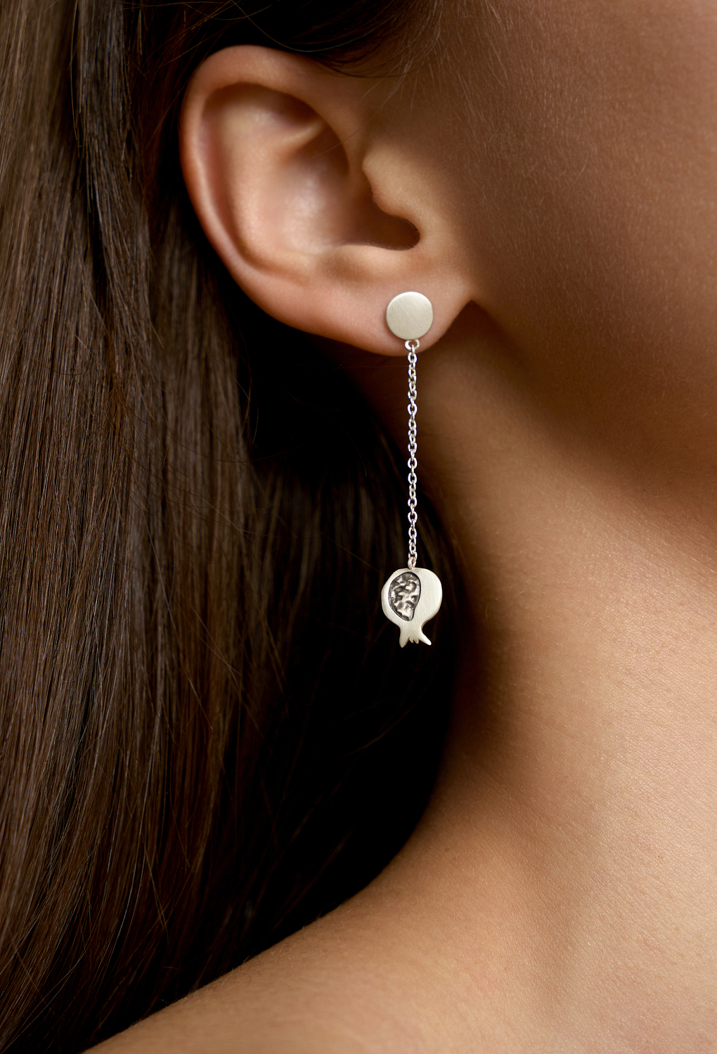 Серьги Гранат