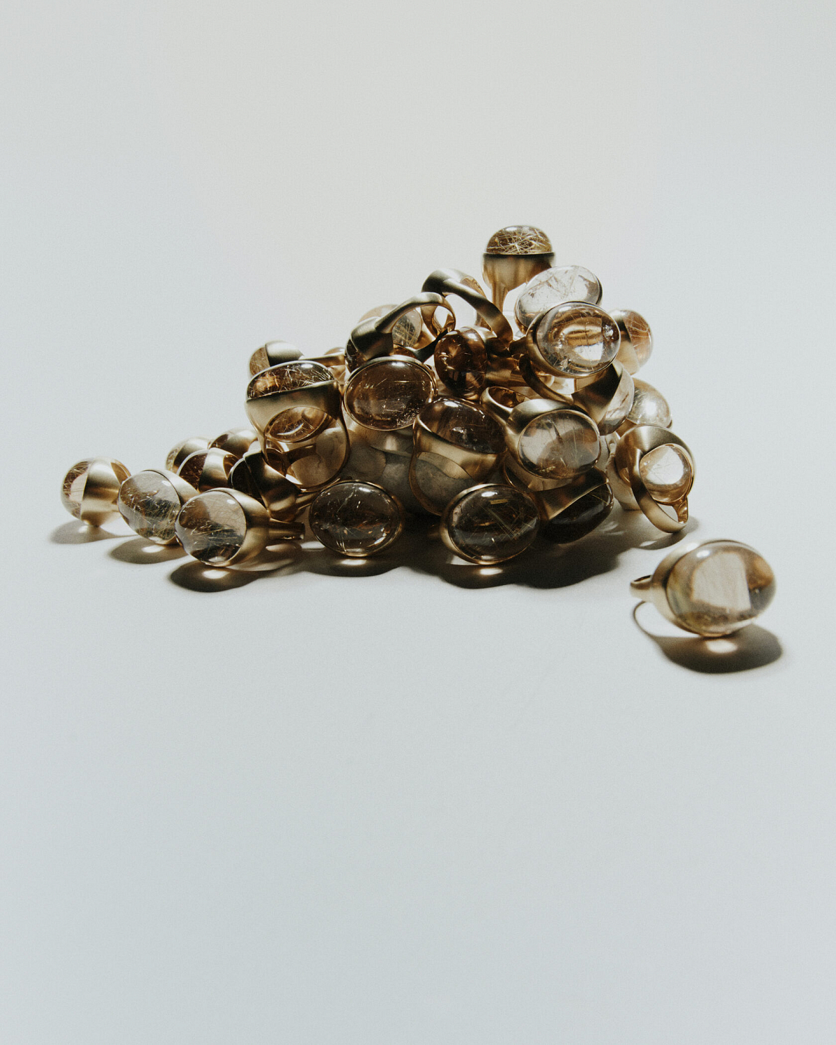 Кольцо Силы с рутиловым кварцем