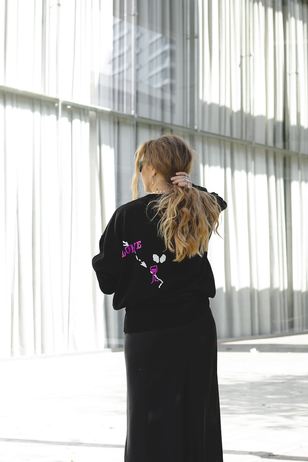 Джемпер EVE&ESTHER x LIBERMAN черный